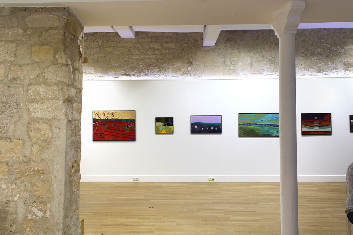 "Fatamorgana" - exhibition view, Karolina Orzełek, galerie Dukan, march 2018