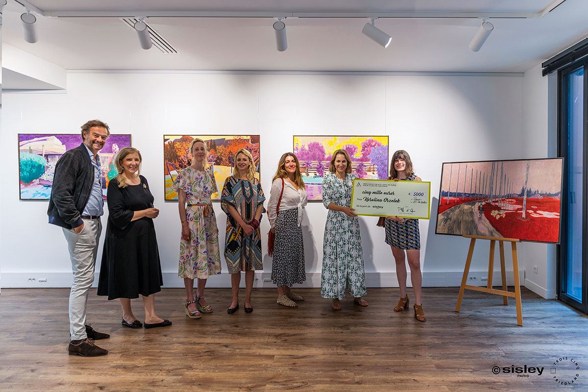 "Prix Sisley Beaux-Arts de Paris pour la Jeune Création" - exhibition view, Karolina Orzełek, Sisley headquarters, may 2020