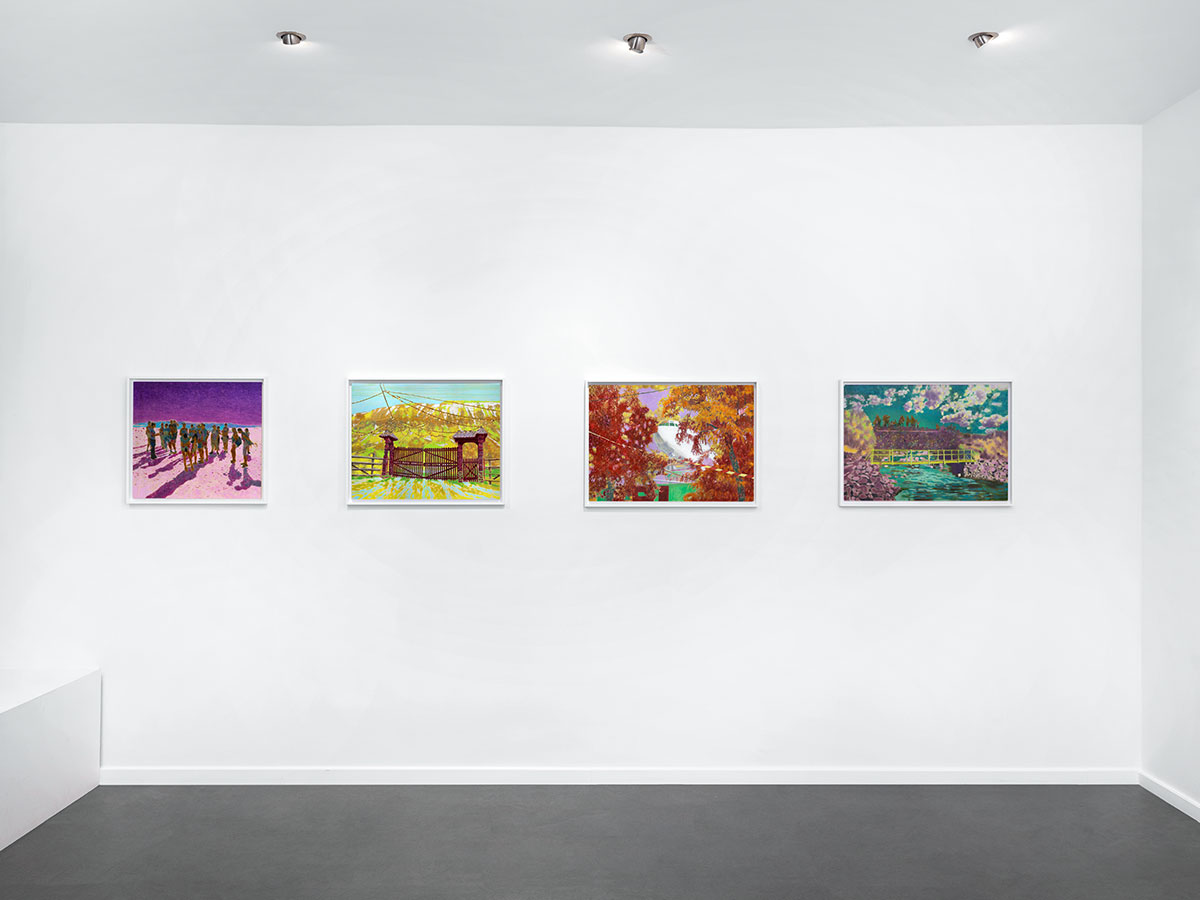 "Both directions at once" - exhibition view, Karolina Orzełek, galerie Mighela Shama, march 2021