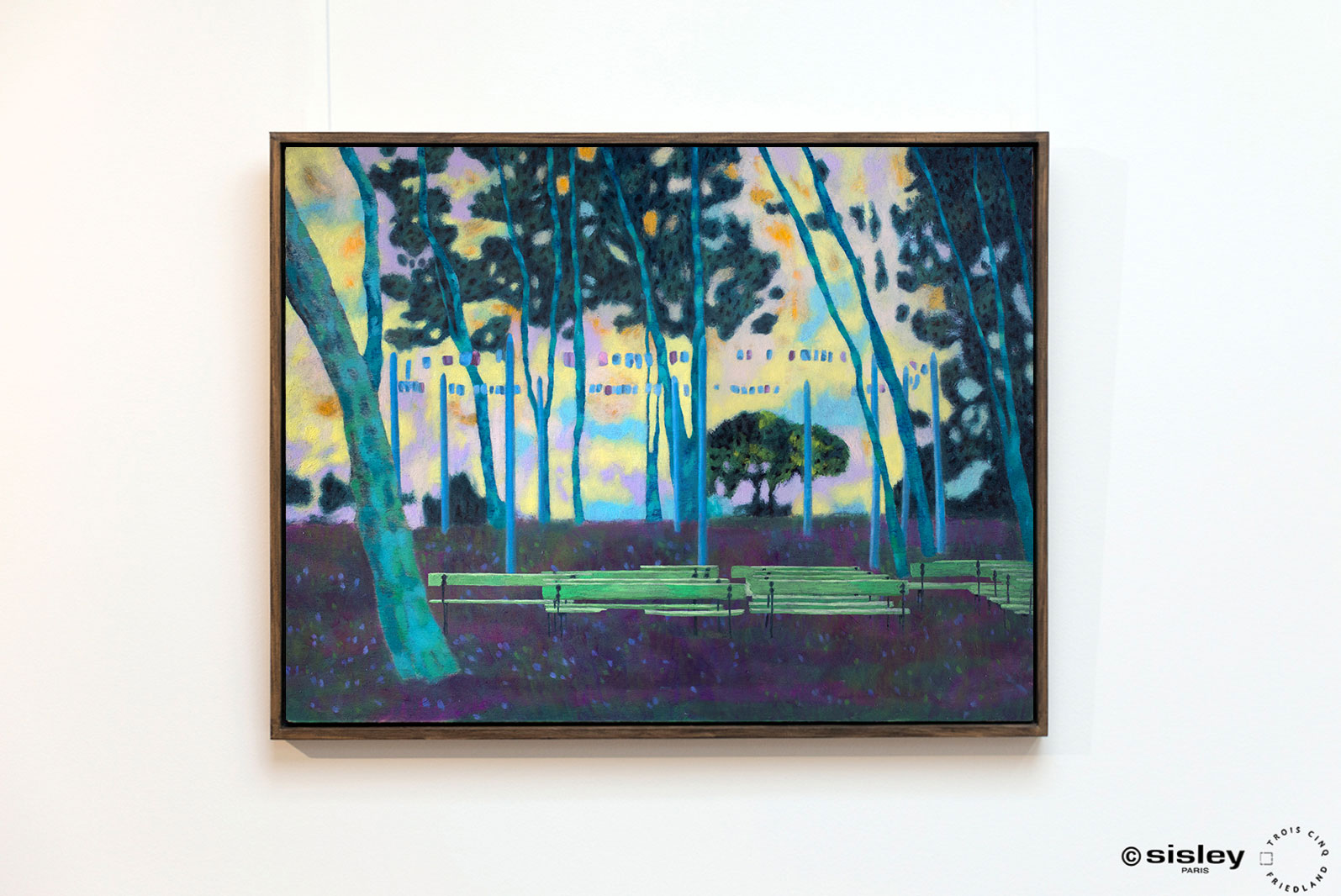 Karolina Orzełek, "Evenfall", 2020, 65 x 50 cm, oil on panel